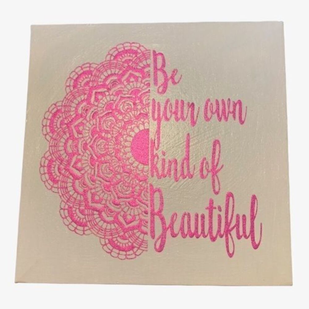 10x10 Vinyl on Painted Canvas Wall Decor